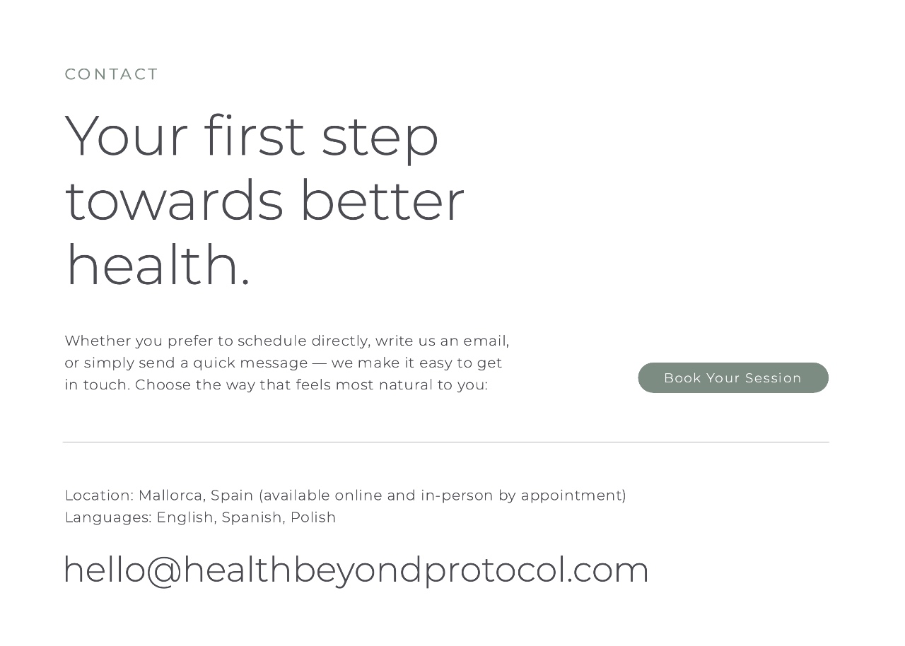 Integrative Oncology Mallorca – Health Beyond Protocol | Integrative Oncology